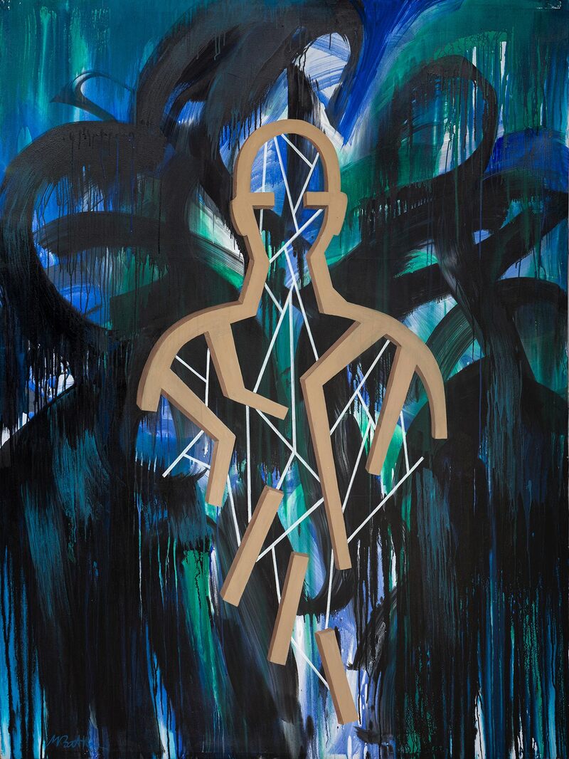 peinture de Michel Battle numerisé par digitize.art